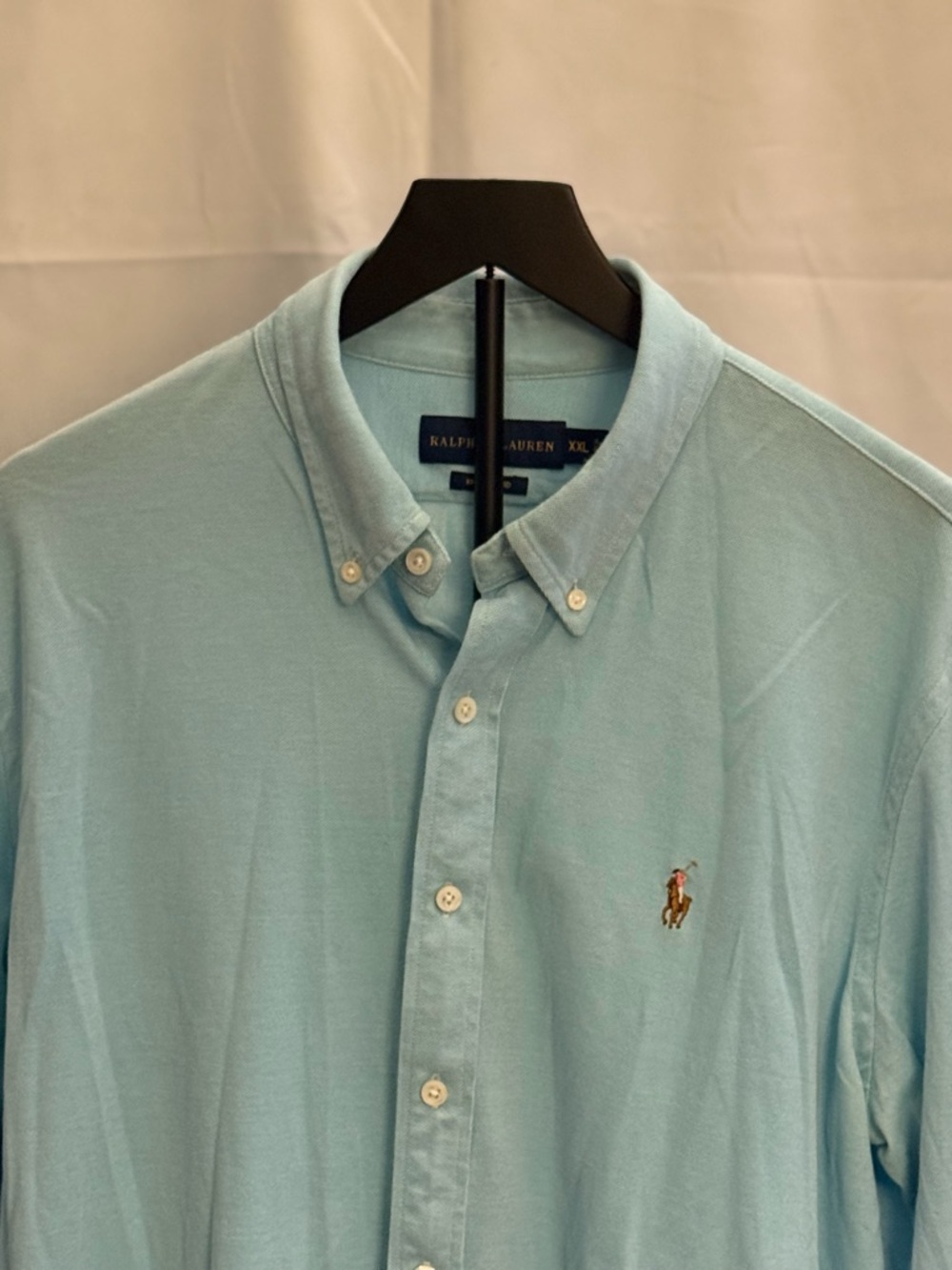 Ralph Lauren Sky Blue Long-Sleeve Button-Down Shirt - Picture 3 of 6